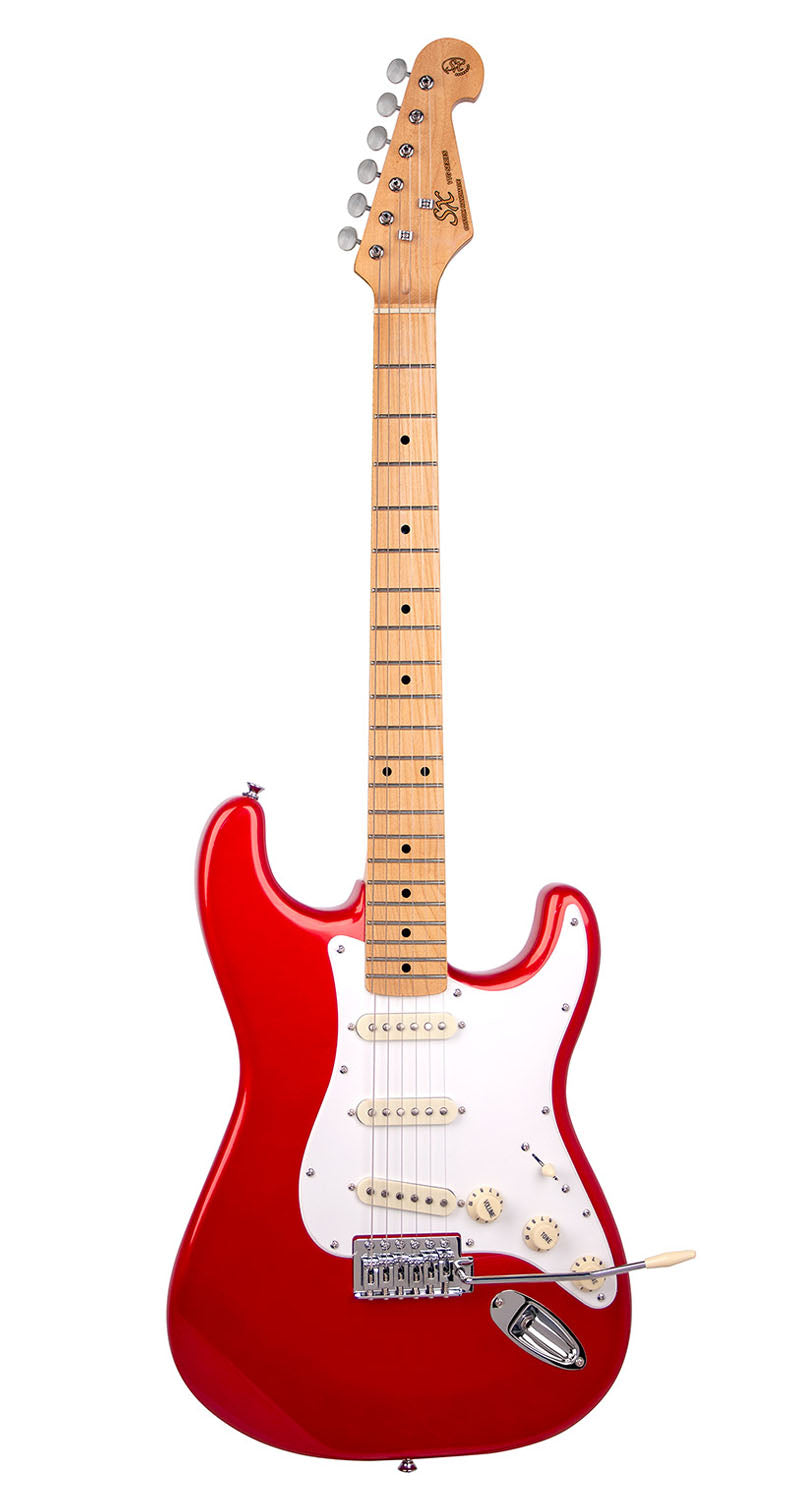 SX | VES57CAR | Vintage style electric guitar. Candy apple red. SX | VES57CAR | Vintage style electric guitar. Candy apple red.